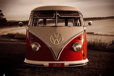 VW Red Kombi  