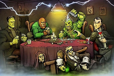 Big Chris - Monsters Playing Poker