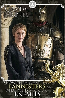 Game Of Thrones - Cersei Enemies Quote  