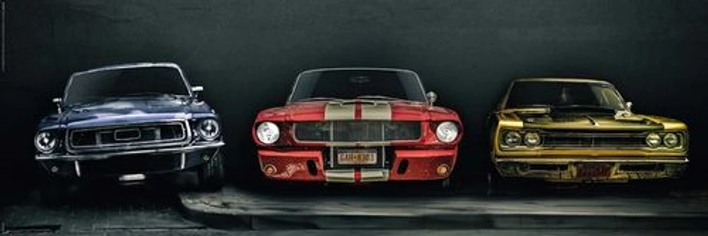 Ford Mustang - Three Muscle Cars  