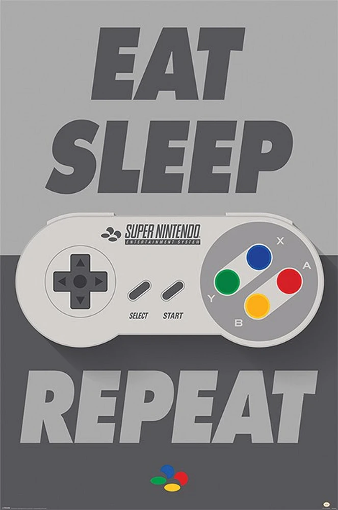 Nintendo - Eat Sleep Repeat