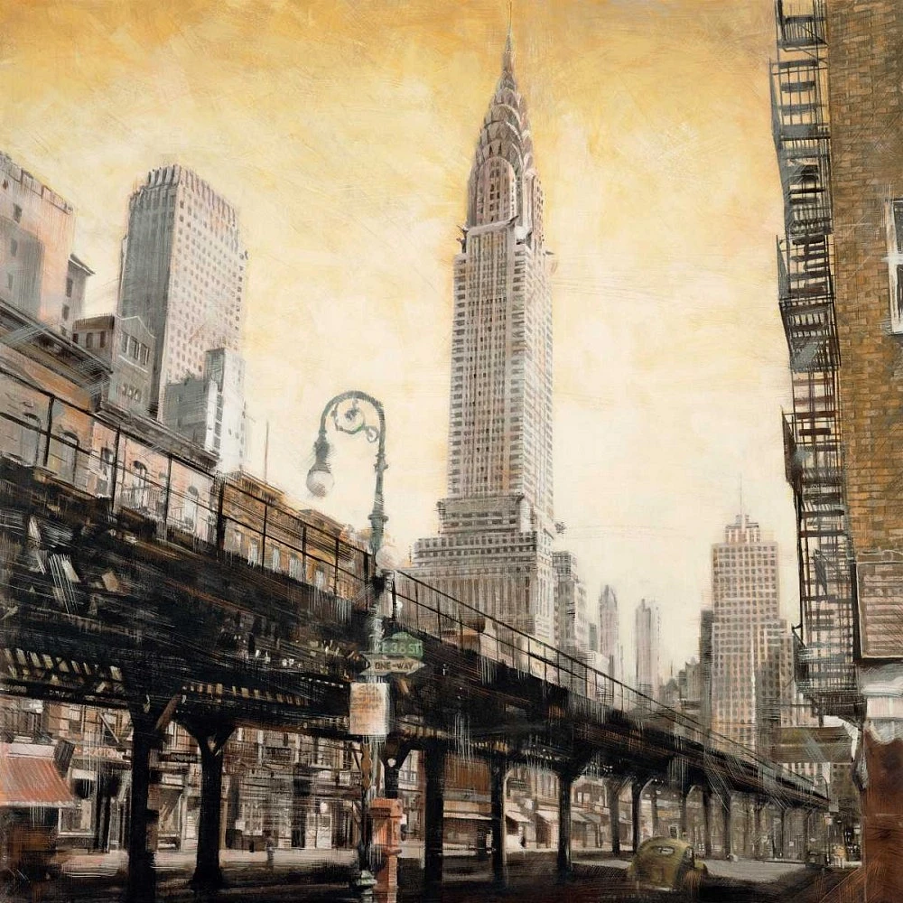 Matthew Daniels - The Chrysler Building From The L