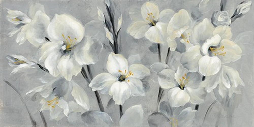 Silvia Vassileva - Flowers On Grey