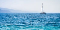 Jimi French - Sailboat moving the sea