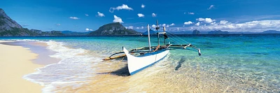 Fishing Boat Moored on the Beach