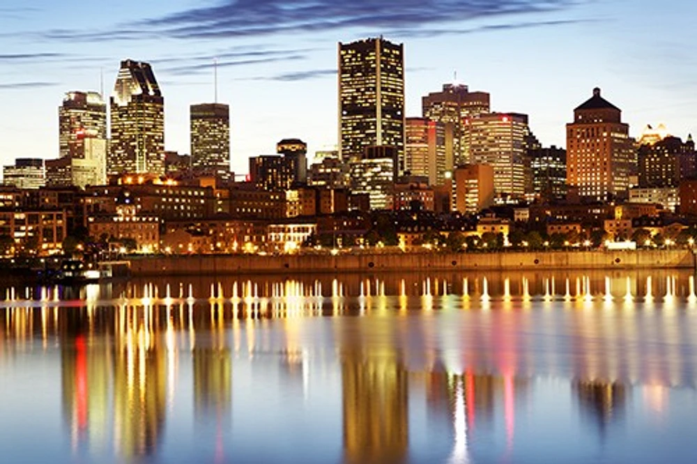Cheryl McKenny - Montreal Skyline At Dusk, Canada