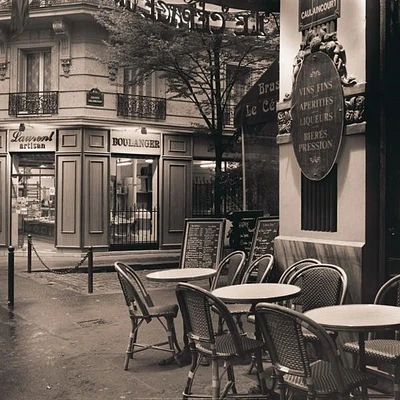 Alan Blaustein - Café, Montmartre  