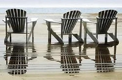 Adirondack Chairs by the Sea  