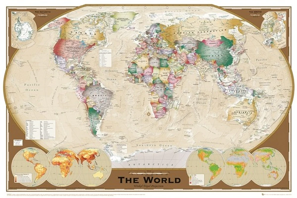 World - Map - Tripel  