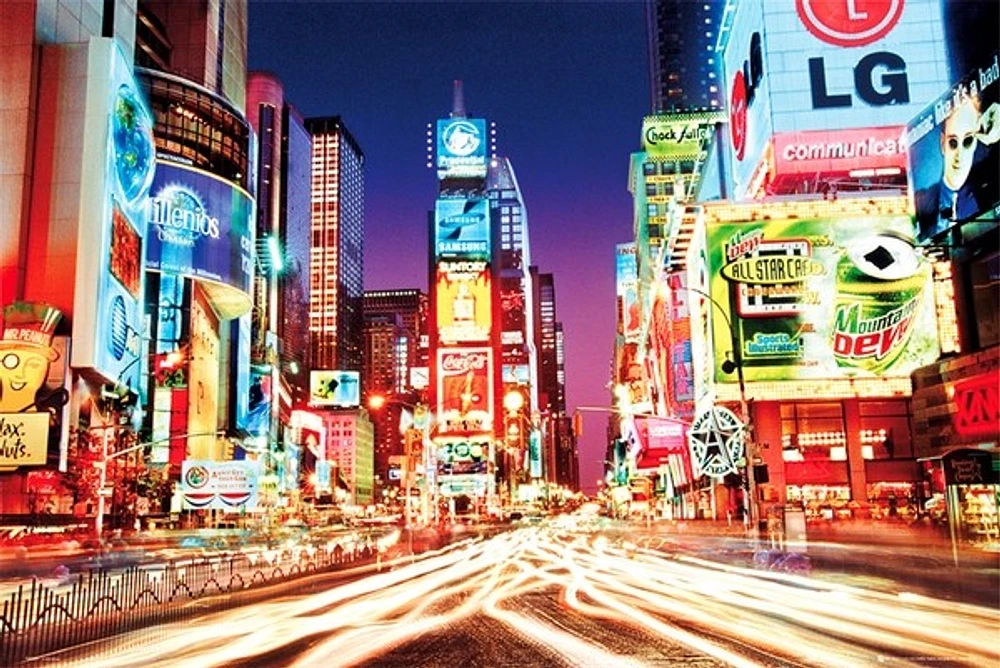 New York Times Square At Night