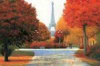 James Wiens - Autumn In Paris Couple  