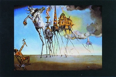 Salvador Dali The Temptation Of St. Anthony  