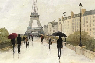 Avery Tillmon - Eiffel The Rain Marsala Umbrella