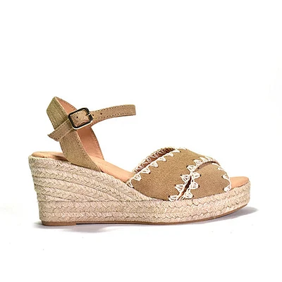 Ember Espadrille Wedge Arena Suede