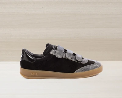 Monza Velcro Sneaker Black