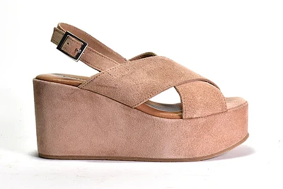 Joanna Wedge Coccio Suede