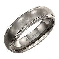 Triton Ladies 6mm Domed Titanium Comfort Fit Band 11-2005T-L.00 | Hannoush Jewelers