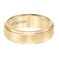 Triton Gents Yellow Tungsten Carbide Comfort Fit Band 11-2097YC-G.00 | Hannoush Jewelers