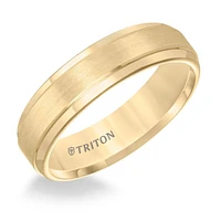 Triton Ladies 6mm Yellow Tungsten Carbide Comfort Fit Band 11-2133YC-L.00 | Hannoush Jewelers