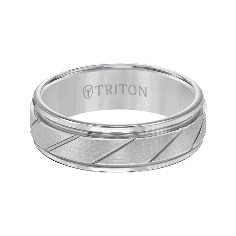 Triton Ladies 7mm Tungsten Carbide Comfort Fit Band 11-2215C-L.00 | Hannoush Jewelers