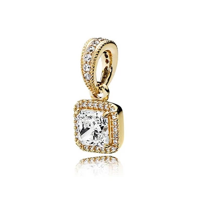 Pandora TIMELESS ELEGANCE PENDANT IN 14K GOLD WITH CLEAR CZ - 350180CZ | Hannoush Jewelers