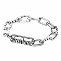 Pandora ME Styling Freedom Word Link 749666C00 | Hannoush Jewelers