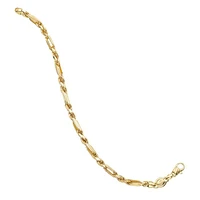 14K Yellow Gold 8.5" 4.3mm Figarope Bracelet with Lobster Clasp FGRP090-0850 | Hannoush Jewelers