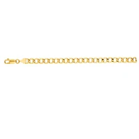 14kt 18" Yellow Gold Diamond Cut Curb Lite Chain with Lobster Clasp LCRB140-18 | Hannoush Jewelers