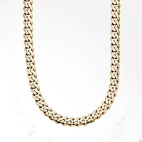 14K Yellow Gold Polished 22" 11.5mm Ferrara Chain Necklace RC10337-22 | Hannoush Jewelers