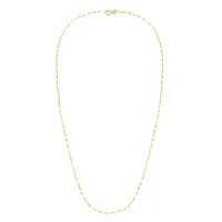 14kt Yellow Gold 1.4mm Polished Fancy Mariner Necklace with Lobster Clasp RC11243 | Hannoush Jewelers