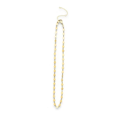 14kt Yellow Gold 15.25" Pebble Necklace with Extender with Lobster Clasp RC8242-1625 | Hannoush Jewelers