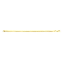 14kt Gold 30" Yellow Finish Shiny Round Franco Chain with Lobster Clasp RDFR125-30 | Hannoush Jewelers