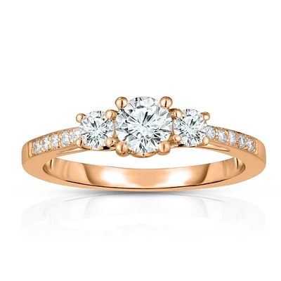 14K Rose Gold Diamond Engagement Ring by Eloquence Z00151255 | Hannoush Jewelers