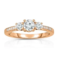 14K Rose Gold Diamond Engagement Ring by Eloquence Z00151255 | Hannoush Jewelers