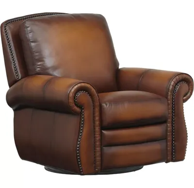 Vintage Autumn Swivel Recliner