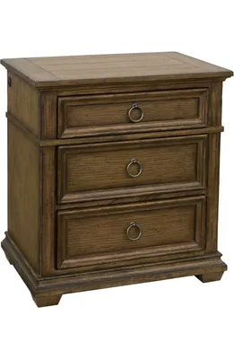 Garden Gate Three Drawer Nightstand