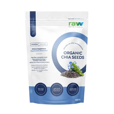 Raw Nutritional Organic Chia Seeds 300g