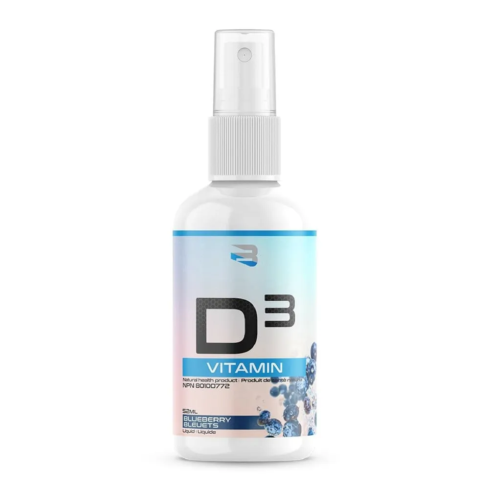 Believe Supplements Vitamin D3 Spray 58ml Blueberry