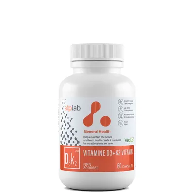 ATP Lab Vitamin D3+K2 60 capsules