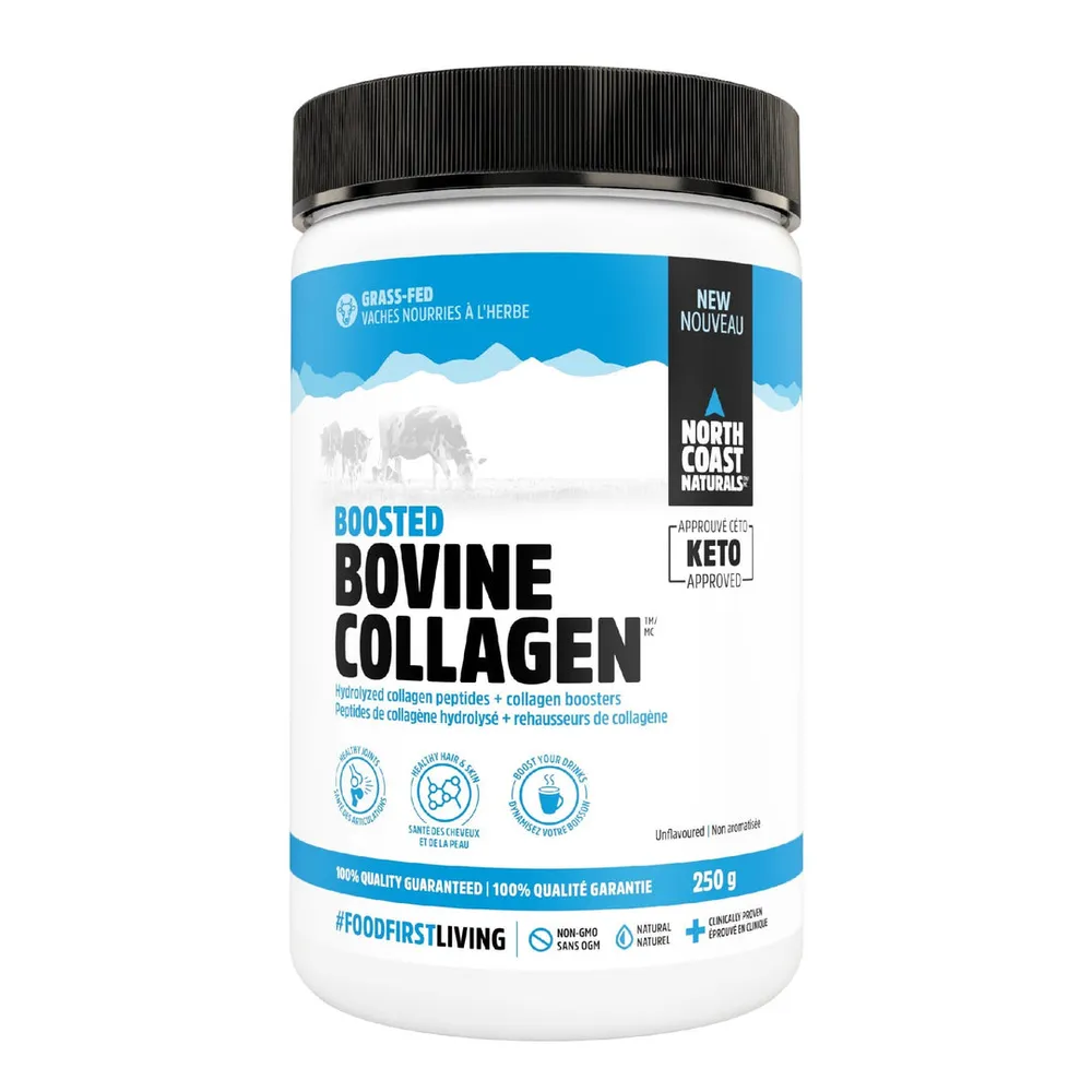 North Coast Naturals Boosted Bovine Collagen 250g Unflavored