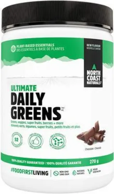 North Coast Naturals Ultimate Daily Greens 270g Chocolate