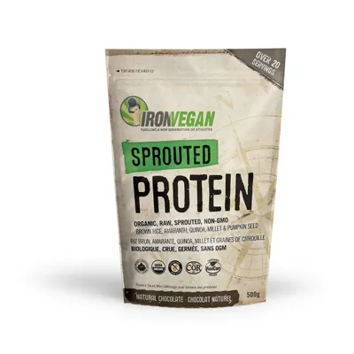 Iron Vegan Sprouted Protein 500g Chocolate