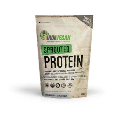 Iron Vegan Sprouted Protein 500g Unflavored