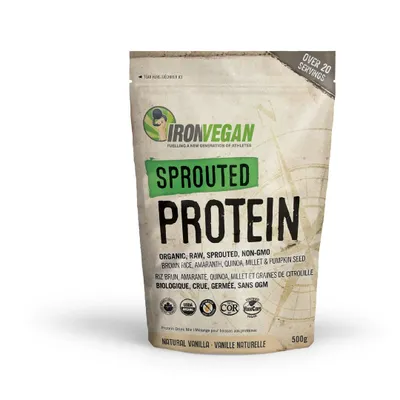 Iron Vegan Sprouted Protein 500g Vanilla