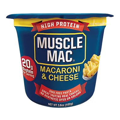 Muscle Mac Macaroni & Cheese Cup Cheddar