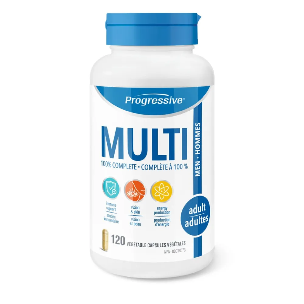 Progressive Multi Adult Men 120 capsules