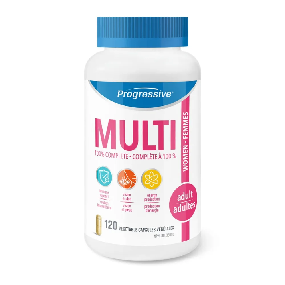 Progressive Multi Adult Women 120 capsules