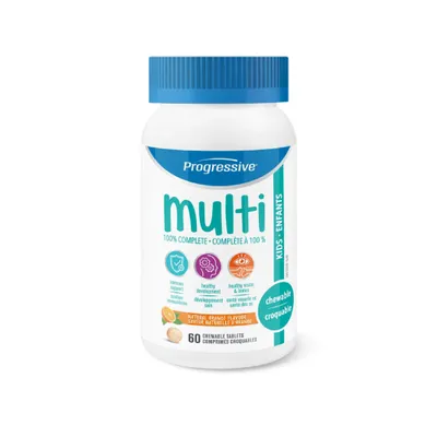 Progressive Multi Kids 60 chewables