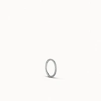 24k CZ Endless Hoop 10mm Hypoallergenic Earrings | Rowan