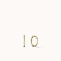 24k Endless Hoop 10mm Hypoallergenic Earrings | Rowan